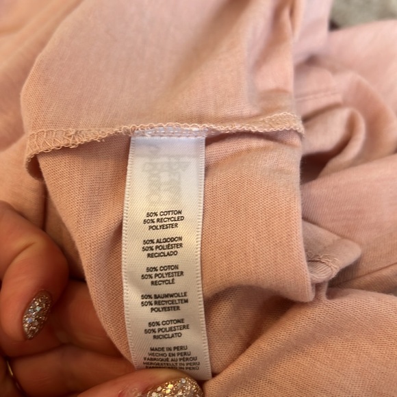 AUGUST INK Pink Choose Happy Loose Fit T Shirt | M/L - Picture 9 of 9